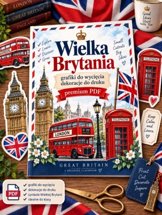 10 GOTOWYCH DO WYCIĘCIA DUŻYCH Symboli Wielkiej Brytanii PREMIUM