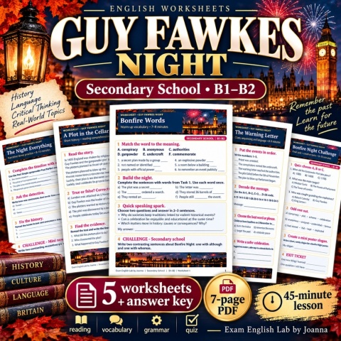 Guy Faweks NIGHT 5 LISTOPADA SZKOŁA ŚREDNIA PREMIUM