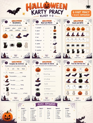 Halloween klasy 1-3 PREMIUM