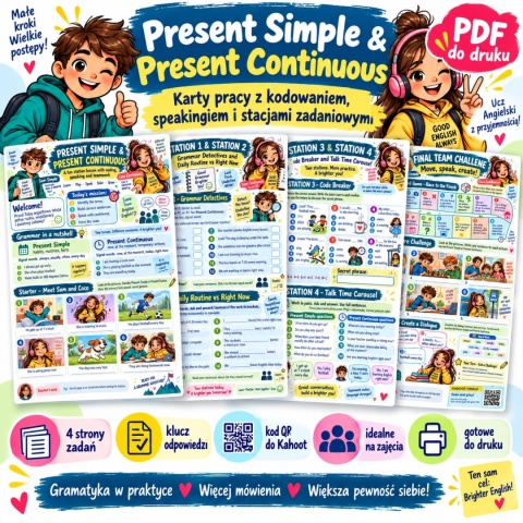 Present Simple & Present Continuous PREMIUM